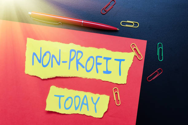 istock Writing displaying text NonProfit. Concept meaning not making or conducted primarily to make profit organization Thinking New Bright Ideas Renewing Creativity And Inspiration 1342693463