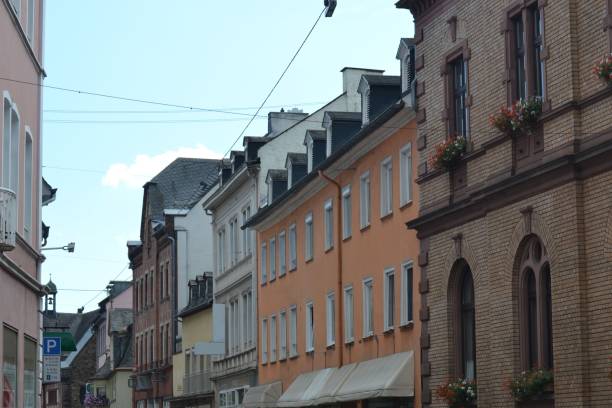 istock Street facade in a German city in summer 1342706468