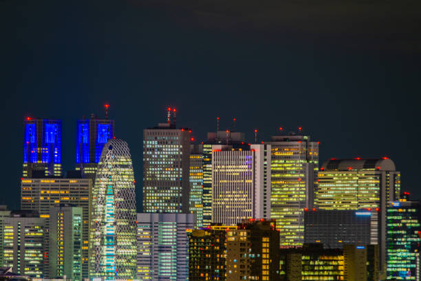 istock Shinjuku at night (taken from Bunkyo Civic Center) 1342708336