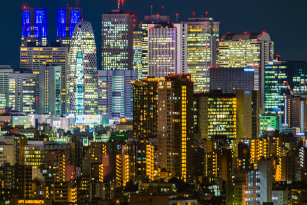 istock Shinjuku at night (taken from Bunkyo Civic Center) 1342708366