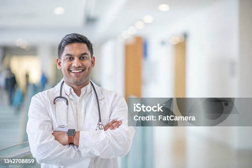 istock Portrait of a Male Doctor 1342708859