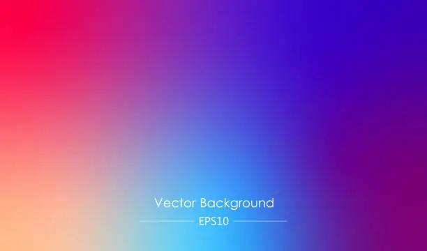 Vector illustration of Modern screen vector design for app. Soft color abstract freeform gradients.