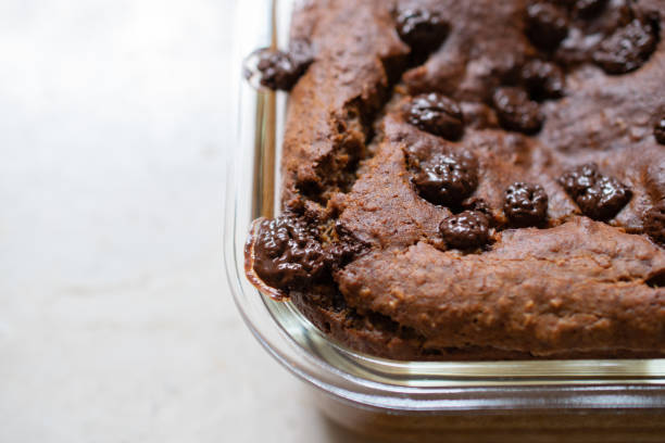 istock Home-baked chocolate chip cake 1342755653