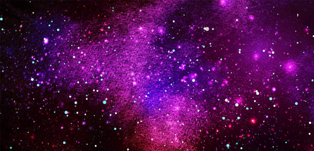 istock Vector cosmic illustration. Beautiful colorful space background. Watercolor Cosmos 1342778962