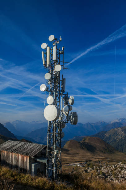 istock An outdoor remote telecom tower in the dolomite mountains 1342804716