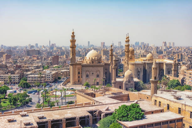 Cairo city in Egypt stock photo