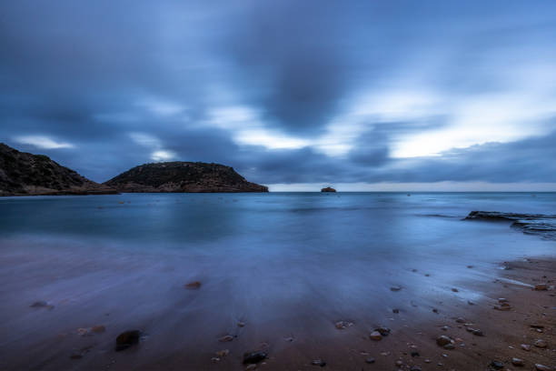 istock Blue Hour, Cala Barraca Beach, Javea, Alicante, Spain. 1342807517