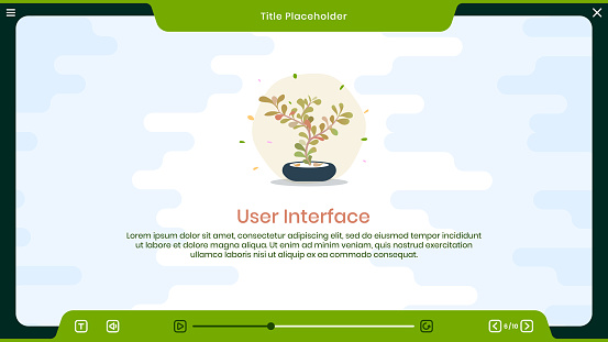 Template Assessment User Interface Course Layout Elearning Template Ui ...