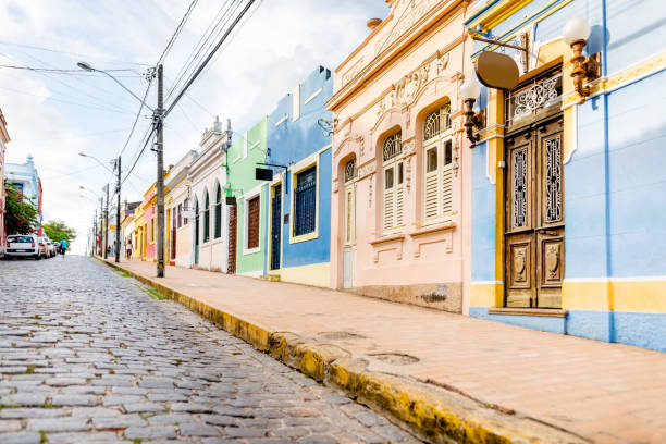 istock Colonial architecture houses in Olinda 1342812297