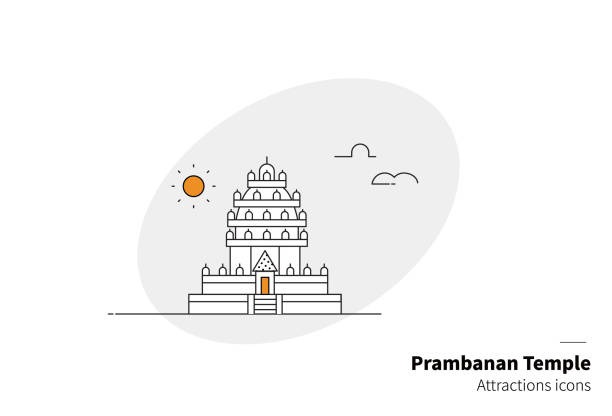 Free download of prambanan temple vector graphics and illustrations