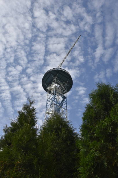 istock The Old pre-war Parachute tower 1342815826