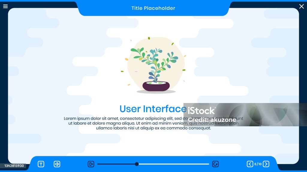 Dashboard User Interface Template Assessment Course Layout Elearning ...