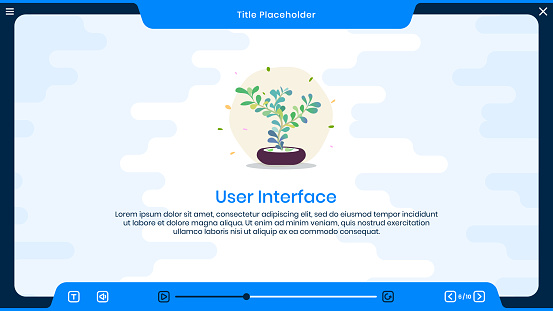 Dashboard User Interface Template Assessment Course Layout Elearning ...