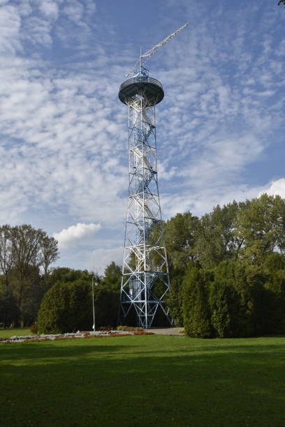 istock The Old pre-war Parachute tower 1342817430