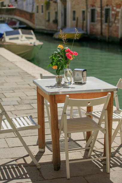 istock Typical restaurant along the Venetian Lagoon, Venice, Italy 1342817754