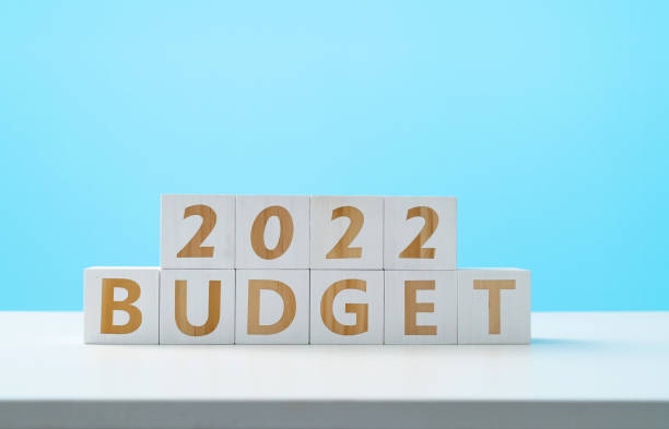 istock Number 2022 and word budget on the table 1342825906