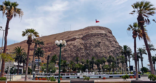 El Morro, Arica, Chile stock photo