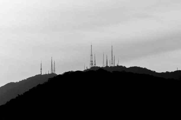 istock communication towers on the sumare hill in Rio de Janeiro 1342846749