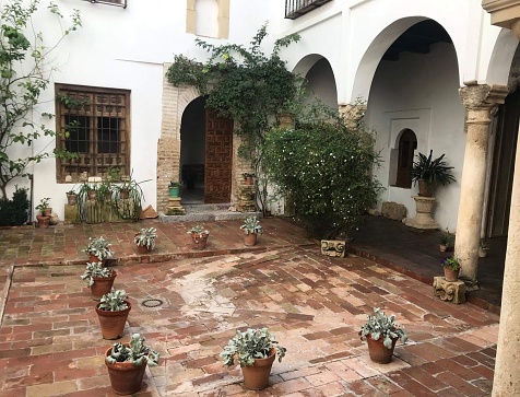 Typical patio córdobes, Córdoba, Spain