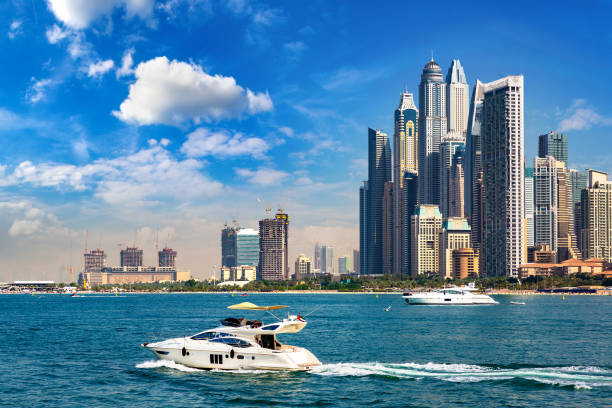 Dubai Marina in a sunny day