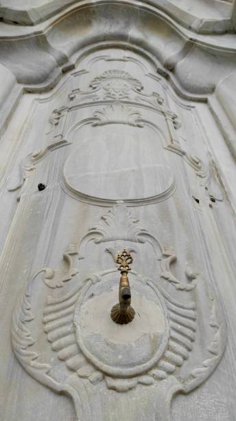 istock Marble fountain from the historical ottoman 1342952556