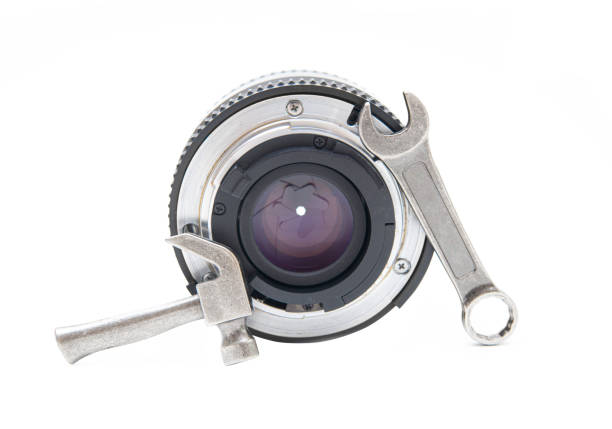 Remove the outer cover of the camera to expose the electronic parts.