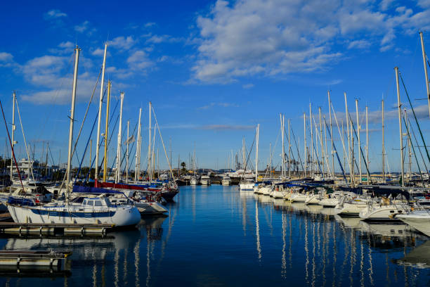 istock Beautiful harbor in Larnaca, Cyprus 1342988463