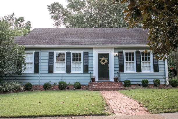 istock A recently renovated blue small cottage style house 1342989200