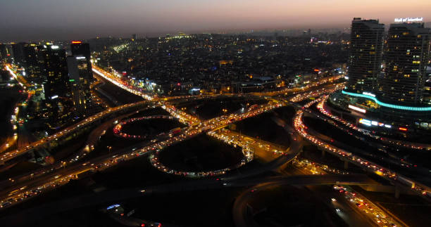 istock Istanbul, Turkey - Multiple Exposure. Time Lapse – Istanbul Traffic 1342990199