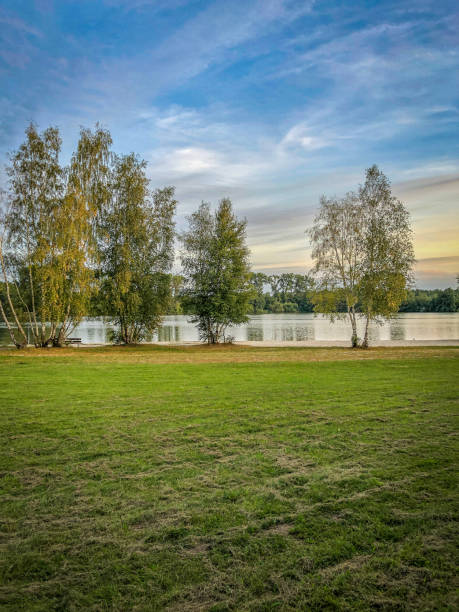 istock Lake in Germany with some trees in the foreground. 1343013910