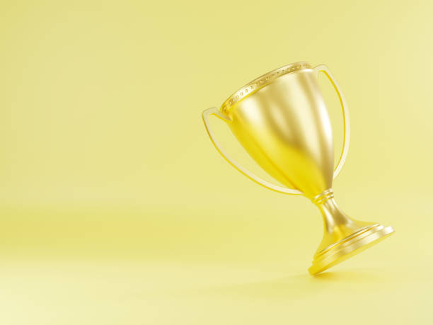 istock Golden trophy cup, Champion trophy 1343056438