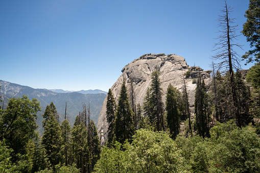 Moro rock in Sequoia national park