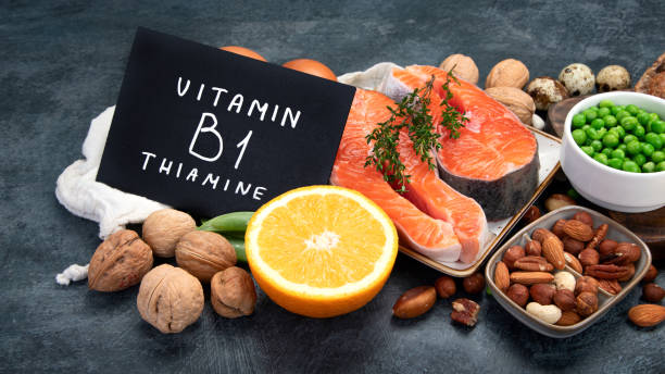 istock Food high in vitamin B1 1343077365