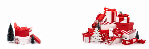 istock set of red and white gift boxes on white background web banner 1343080435