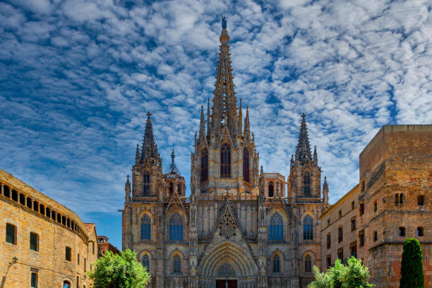 istock Gothic Cathedral in Barcelona 1343081564