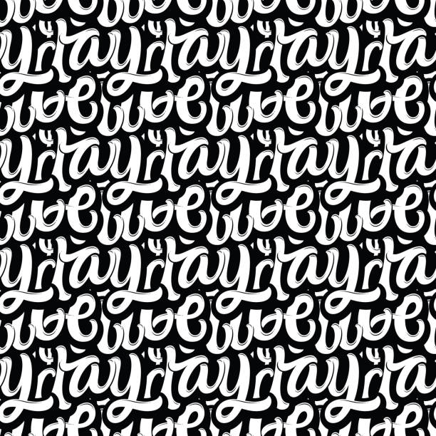 Background Checking Lettering Hand Lettering Alphabet Background Illustrations, Royalty-Free Vector ...