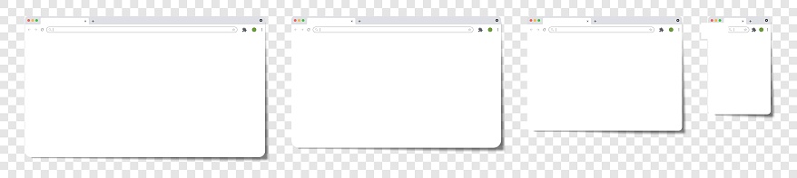 Empty Window Css Empty Browser Window On Transparent Background Realistic Blank Browser ...