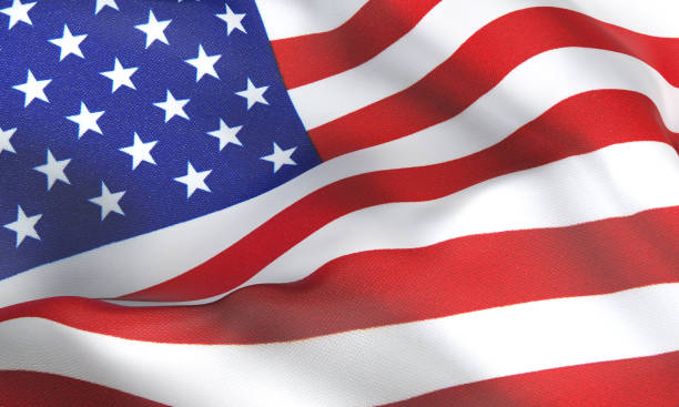 istock Close Up USA Flag 1343094528
