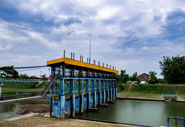 istock river dam made for power station on a bright blue sky background 1343097075