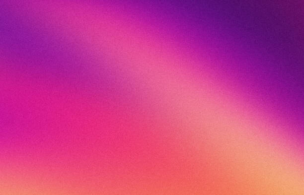 ilustraciones, imágenes clip art, dibujos animados e iconos de stock de degradado granulado borroso naranja púrpura pastel abstracto abstracto - rosa color