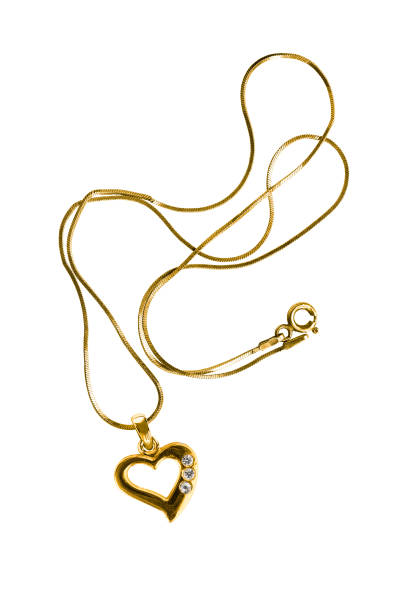 istock Gold necklace isolated 1343136299
