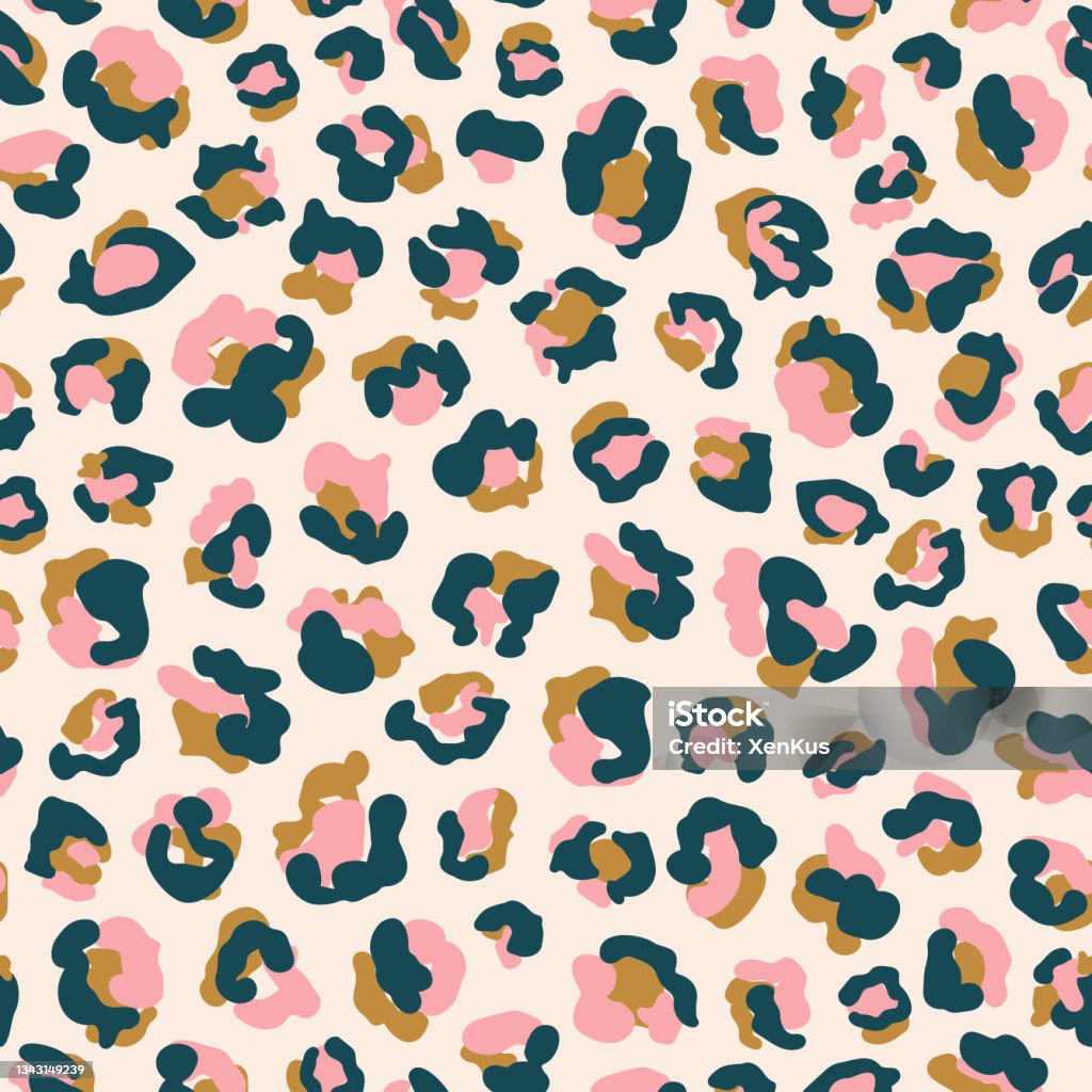 Leopard Seamless Repeat Pattern Stock Illustration - Download Image Now - Leopard  Print, Vector, Abstract - iStock