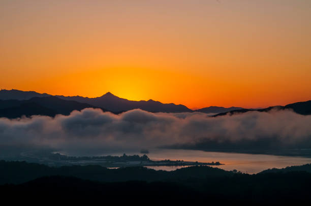istock Sunrise over Namhan River 1343154198
