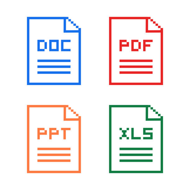 Pdf Doc Example 350+ Pdf Doc Icon Stock Illustrations, Royalty-Free Vector Graphics ...