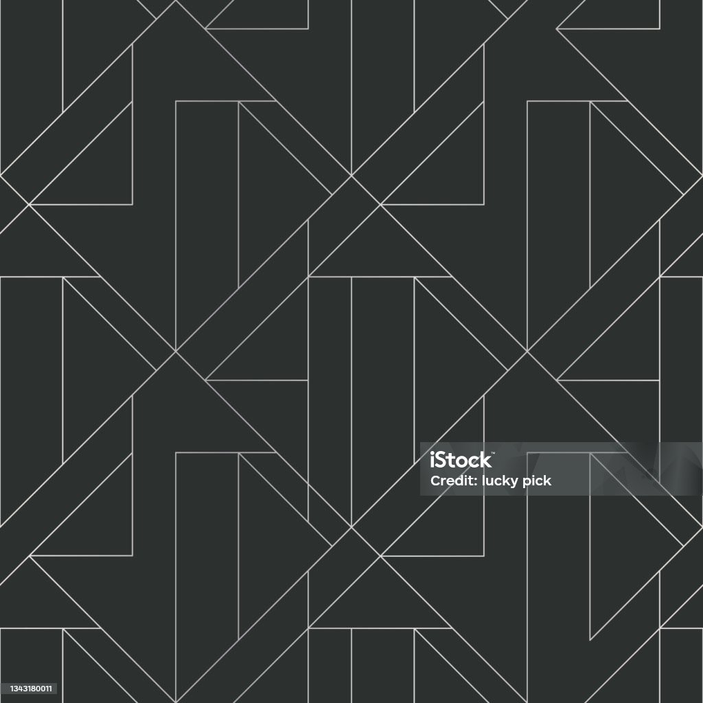 Silver Texture Seamless Geometric Pattern Silver Background Vector ...