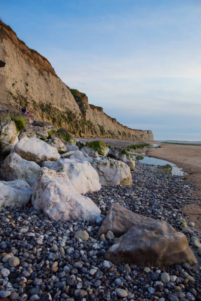istock Cliffs on a beach in Cap Blanc Nez, France 1343189320