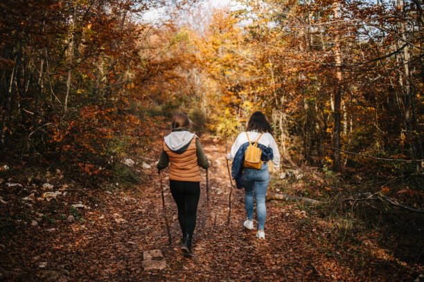 istock Two women hiking 1343190999