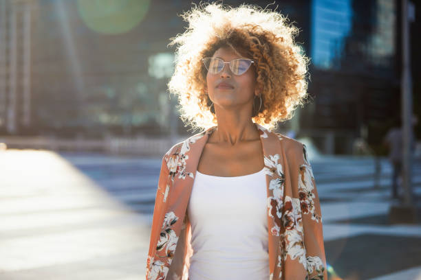 istock Happy young woman taking a breath 1343198351
