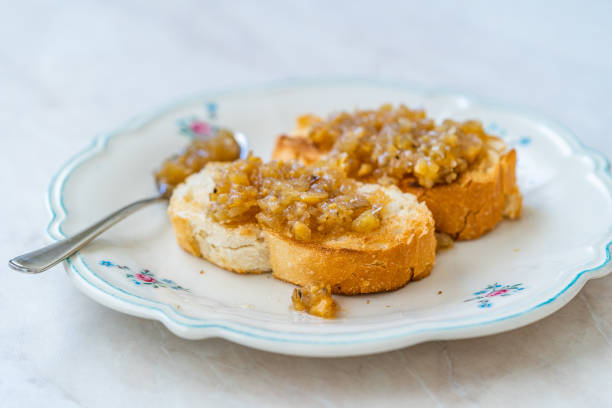 istock Artichoke Jam, Marmalade with Fried Bread and Jerusalem. 1343212237