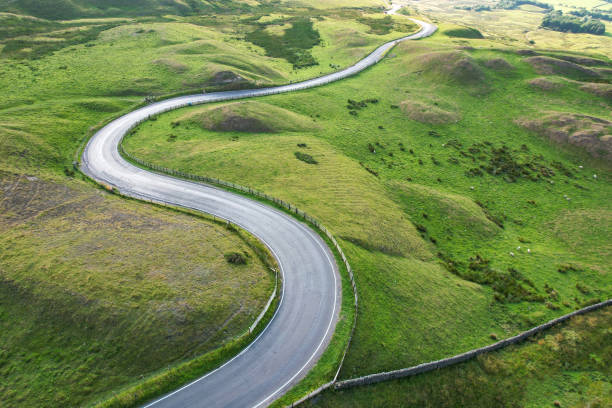 istock Winding road between Mam Tor and Edale in Derbyshire, UK 1343225600